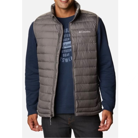 NWT Columbia Powder Lite Vest Gray Size Large - Picture 1 of 10